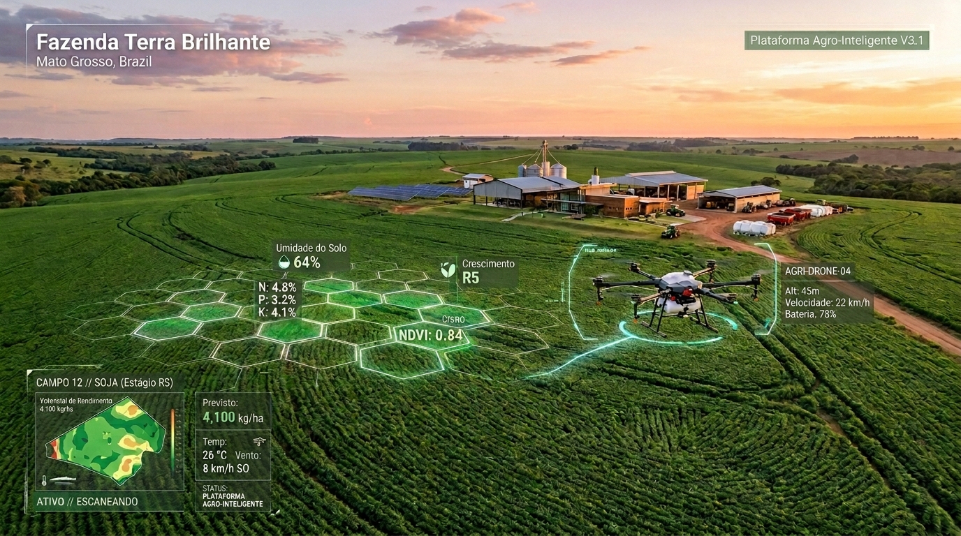 IA no agro em 2026: do teste ao lucro real