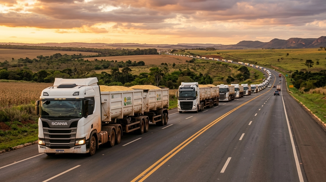 Frete rodoviário em alerta: diesel afeta sua margem
